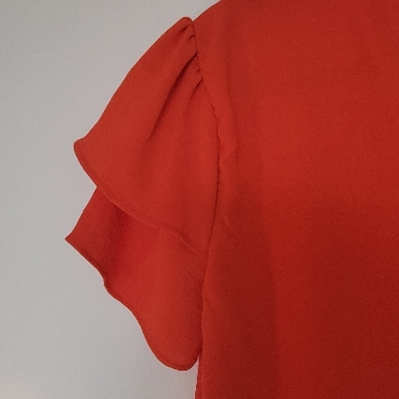 Orange  Blouse - Picture 2 of 6